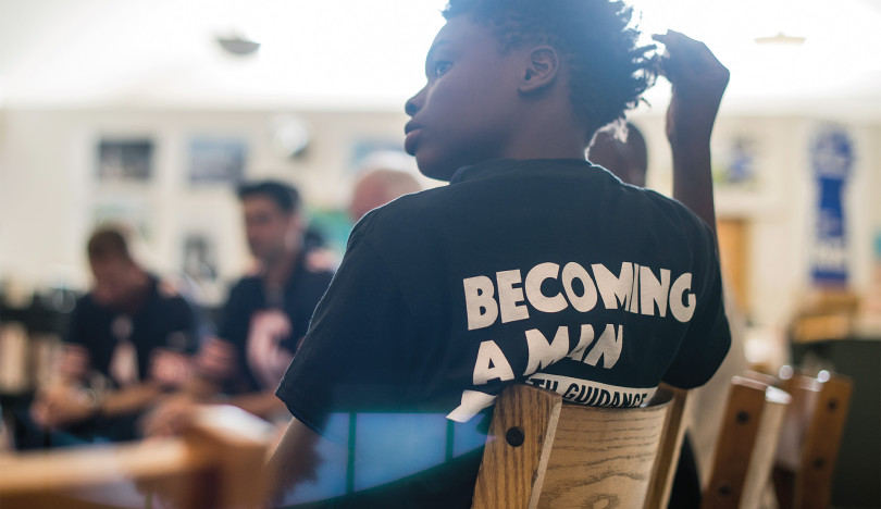 becoming a man program helps people learn to think before they act