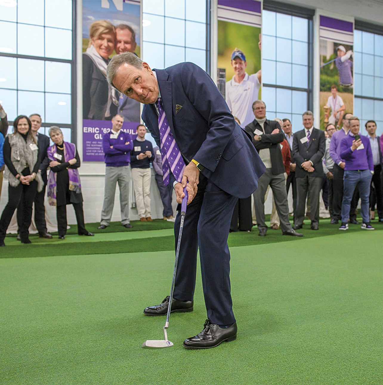 Northwestern Magazine: Gleacher Golf Center: A Putt Above 