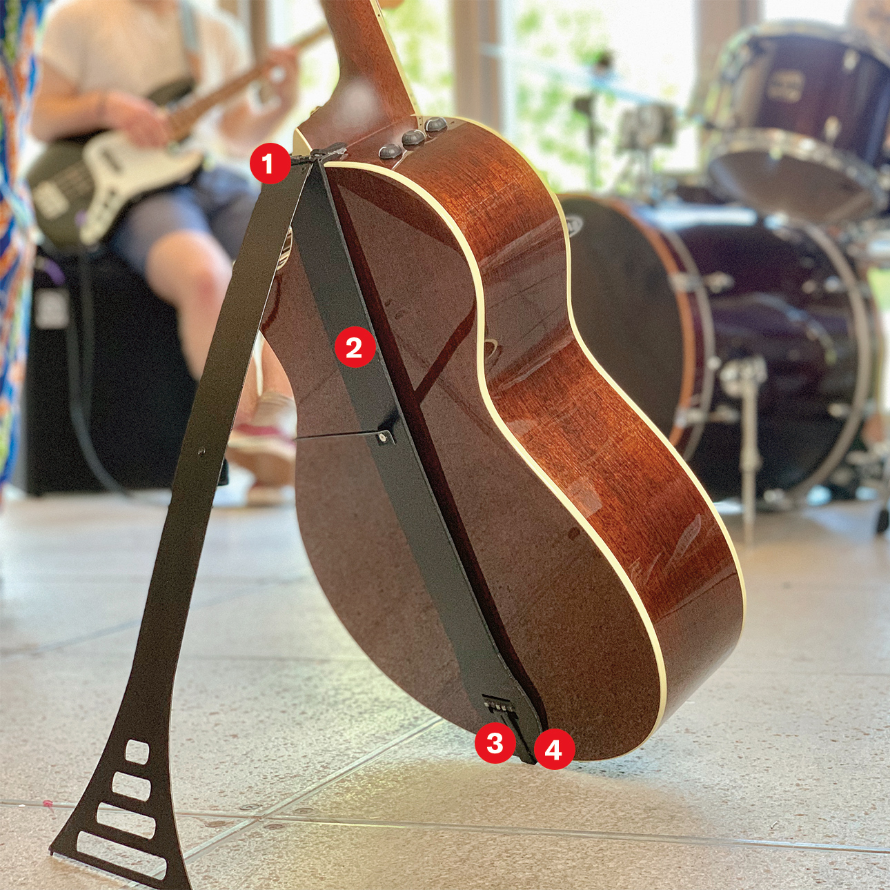 guitar stand annotate