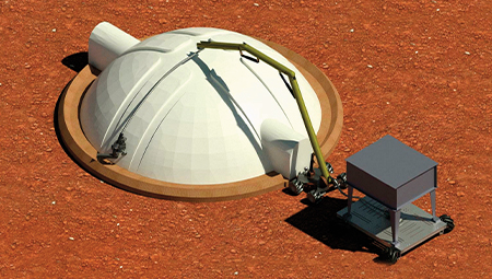 3D printer Mars habitat