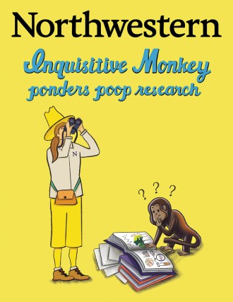 The Other Cover shows an illustration of a researcher with binoculars and a monkey pondering a scientific book.