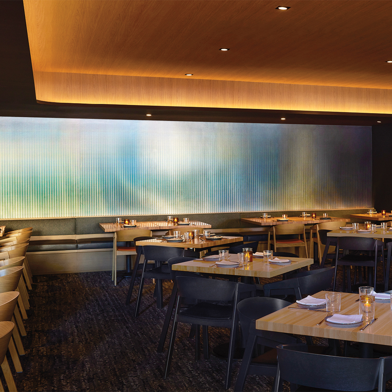 Michelin-starred restaurant asterid in the Walt Disney Concert Hall in downtown Los Angeles