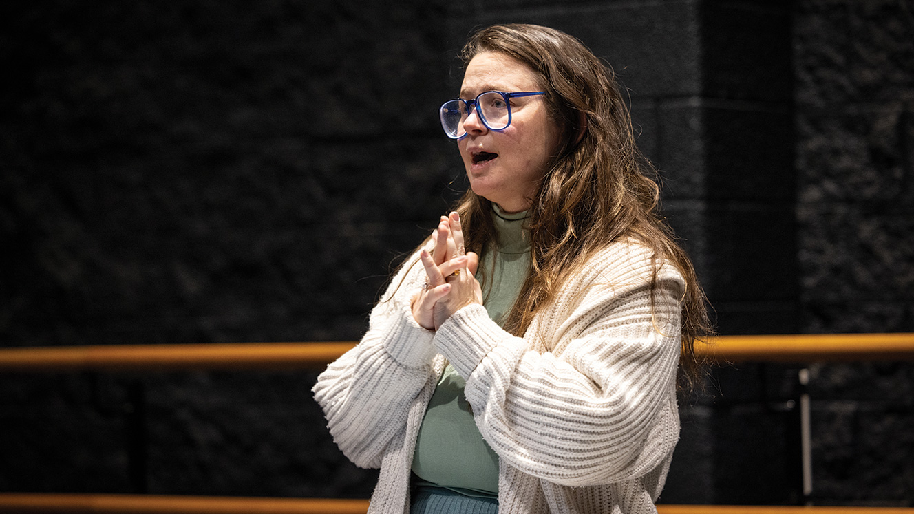 Phoenix Gonzalez, a PhD student specializing in medieval and early modern drama, served as dramaturg, providing historical context about the Spanish Inquisition.