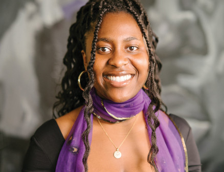 Cydney Brown smiles at the camera.