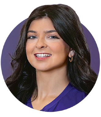 A headshot of Camille Haines