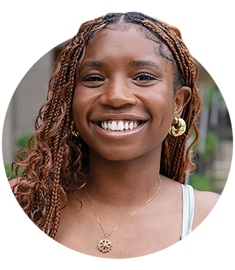 A headshot of Jaeda Tagoe