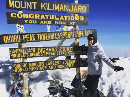 elizabeth weingarten uhuru peak mount kilimajaro